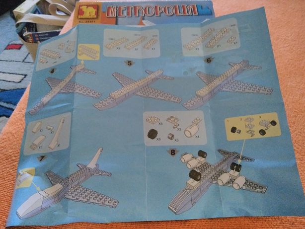 Samolot LEGO zabawka do składania
