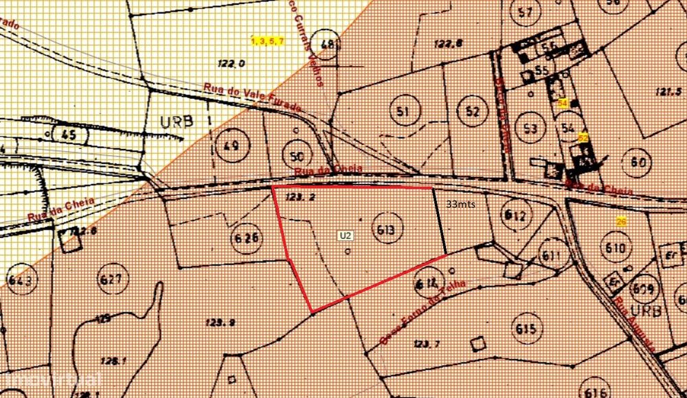 Terreno Urbanizável de 2825m², em zona Premium, Pataias