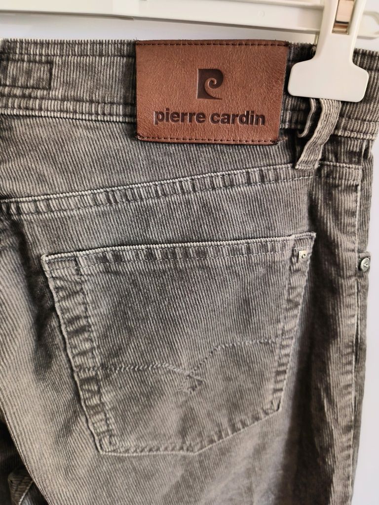 Męskie spodnie sztruksowe Pierre Cardin Deauville W32 L32