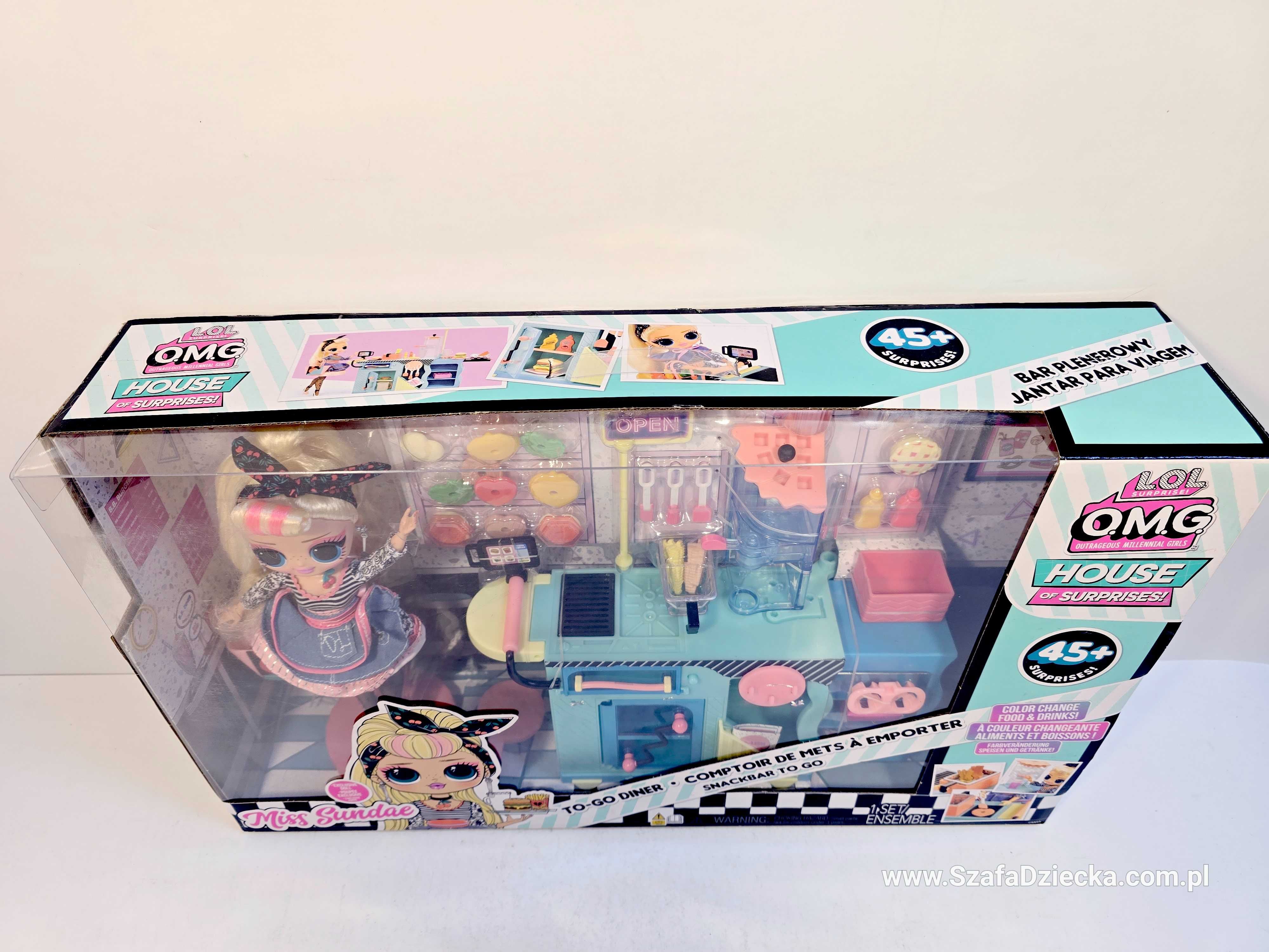 L.O.L. SURPRISE - Lalka Miss Sundae Zestaw AM- Diner 119449EUC