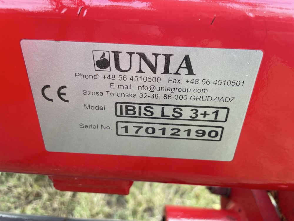Pług Unia Ibis   LS 3+1 Overum Kuhn Lemken