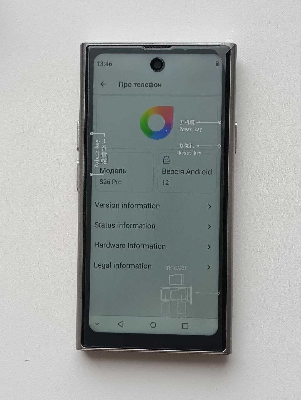Міні-смартфон ONEMYTH S26 Pro 4" 3/64Gb 2SIM 2000 мАг Android 12.0 4G