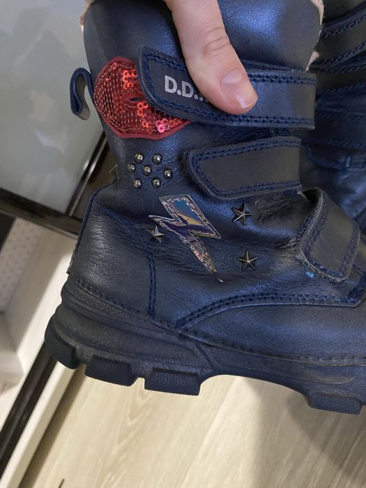 Зимові чоботи d.d.step на дівчинку