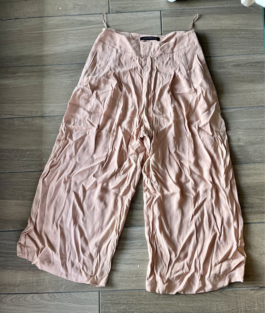 Calças largas da ZARA tamanho L