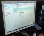 Monitor LCD Fujitsu Siemens 17 cali GERMANY 100% OK z kablami GW