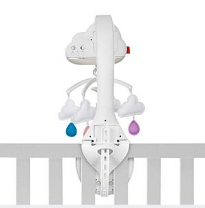 Fisher Price chmurkowa karuzela na łóżeczko uspokajacz z pozytywką