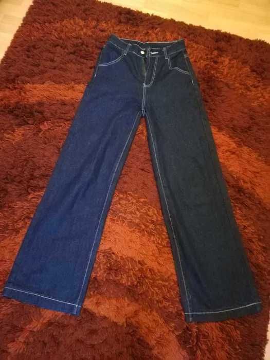 Jeansy damskie szerokie