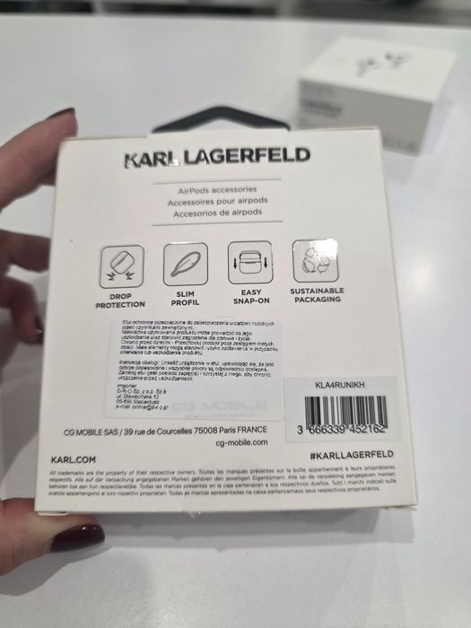 Чохол Airpods 4 Karl Lagerfeld