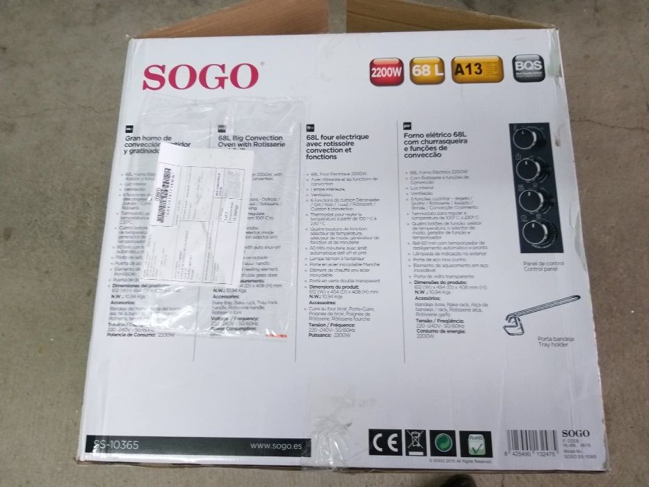 Forno Sogo HOR-SS-10365