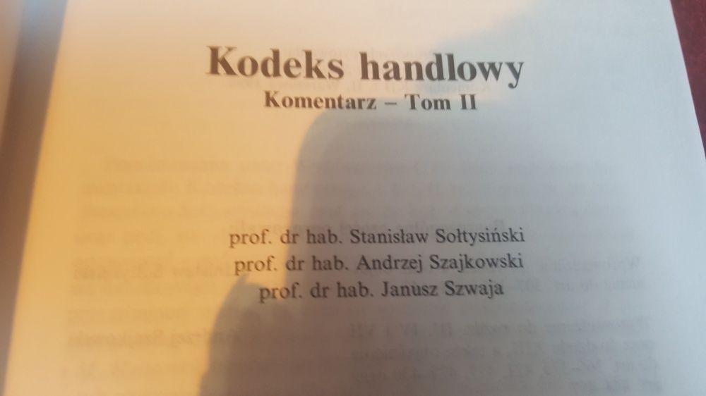 Kodeks handlowy rom I, II Sołtysiński, Szajkowski, Szwaja C.H.BECK