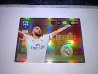 Karta limited edition FIFA 365 Benzema 2017 Real