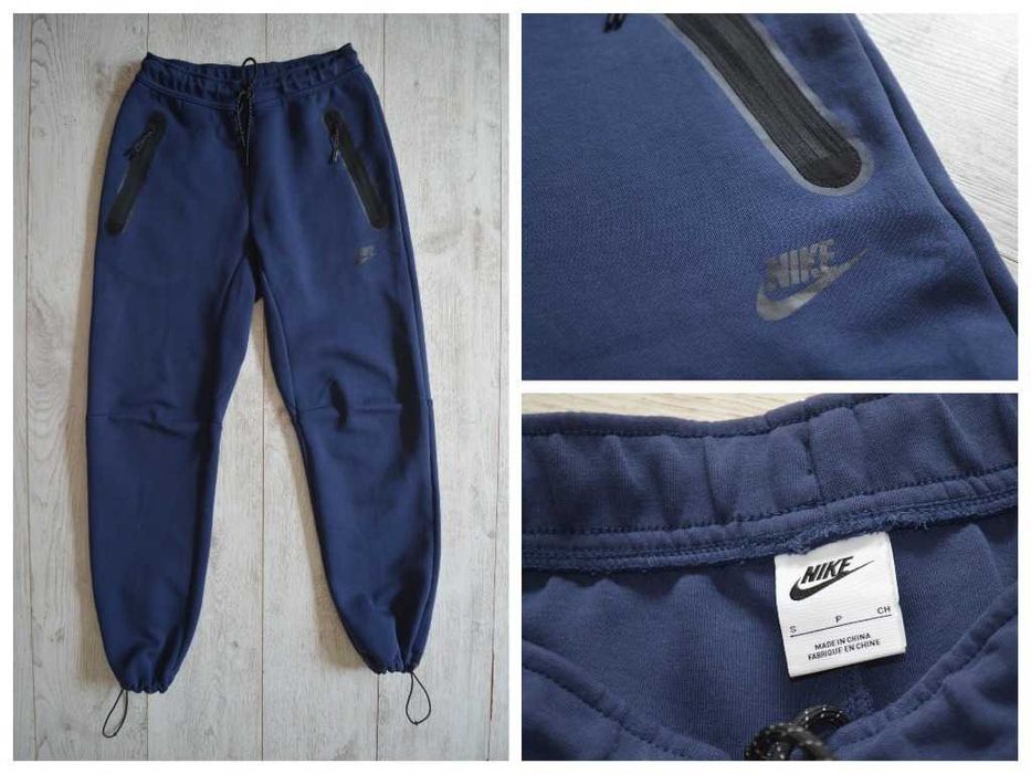 Мужские спортивные штаны Nike Tech Fleece Оригинал спортивки синие Ска