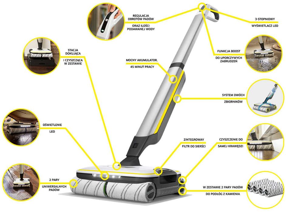 Mop elektryczny KARCHER FC 7 Premium Home LINE
