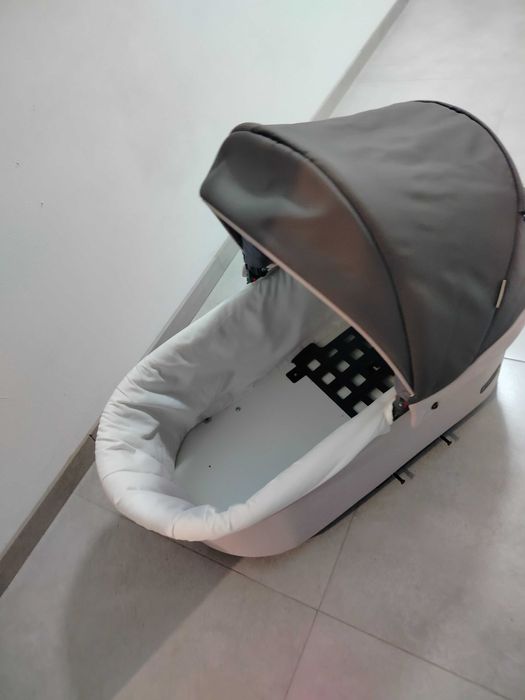 Wózek 3 in 1 szaro rozowy