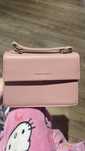 Розовая сумочка Charles & Keith с двумя отделениями