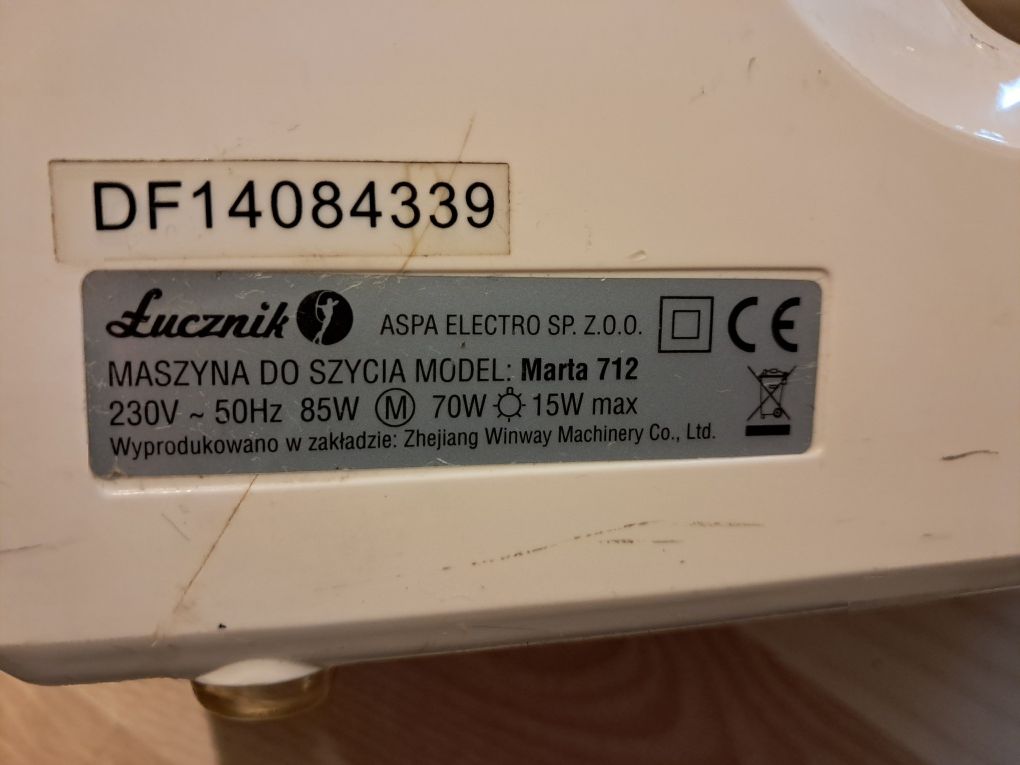 Maszyna do szycia Marta 712 Łucznik