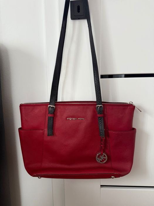 Michael Kors czerwona shoperka Torebka