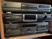 Technics Philips Sony CD DVD magnetofon