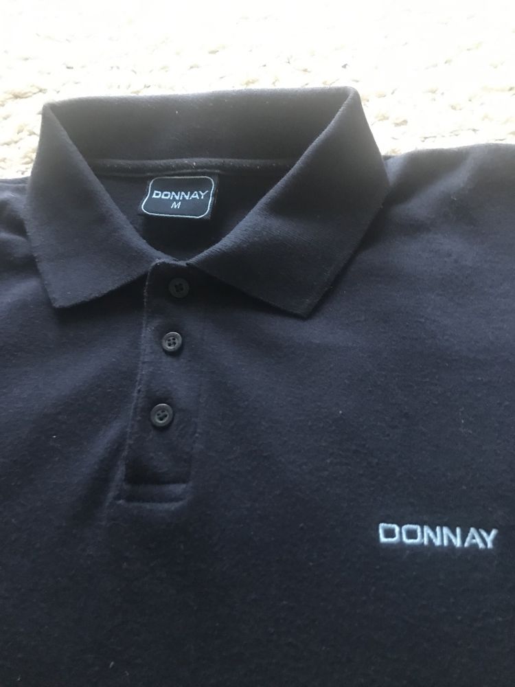 Koszulka polo Donnay, rozmiar M, granatowa, stan bardzo dobry