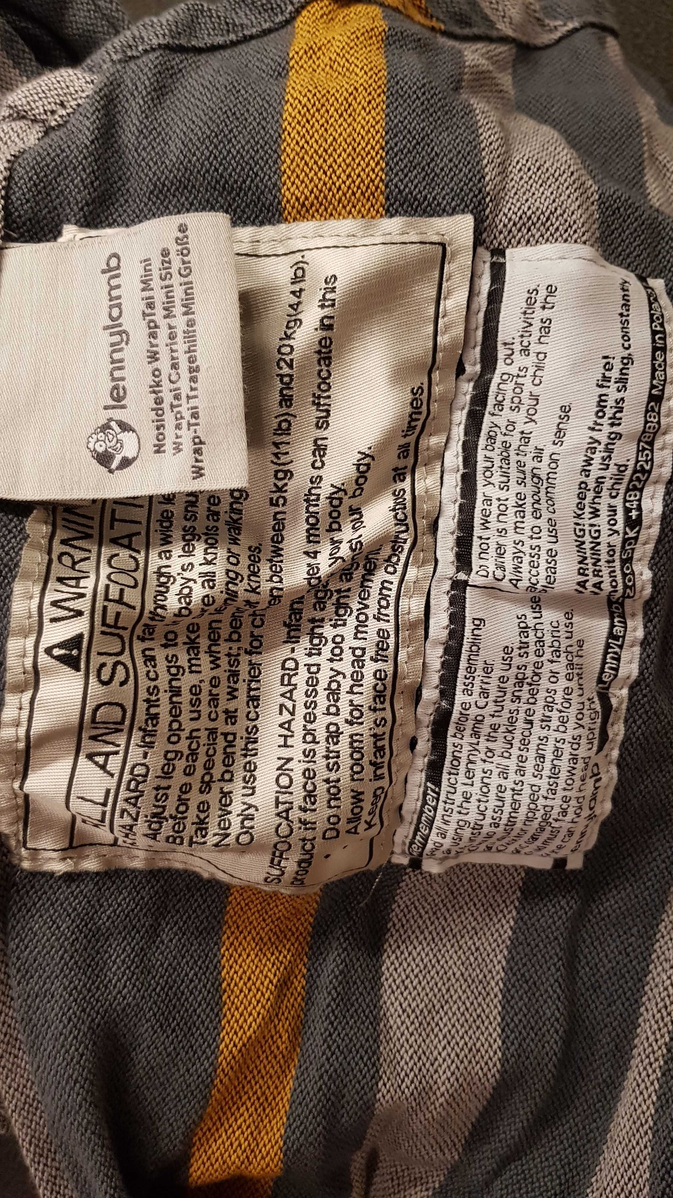 WrapTai Mini LennyLamb nosidełko