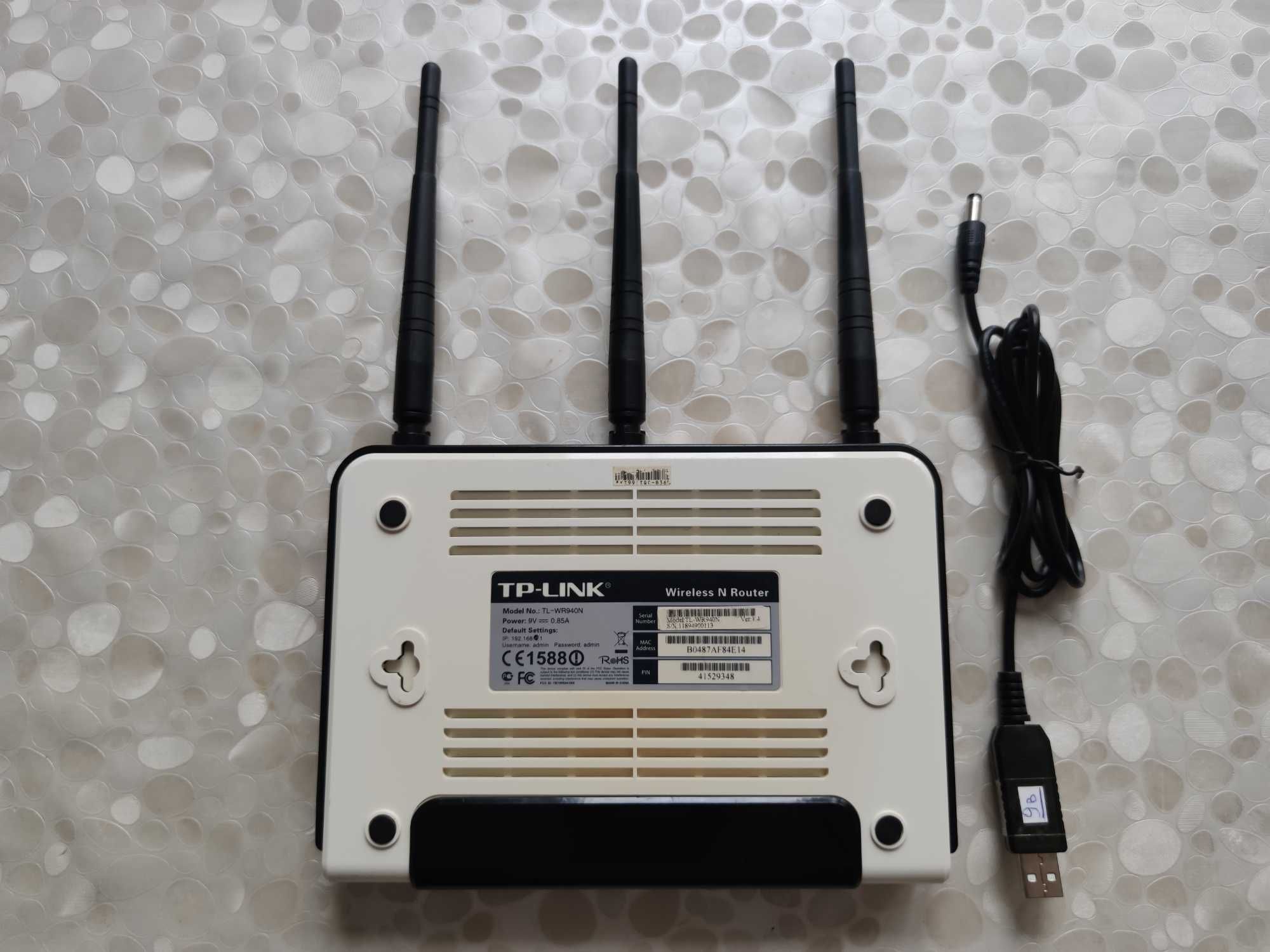 БЛЕКАУТ комплект: роутер TP-Link TL-WR940N + кабель до powerbank