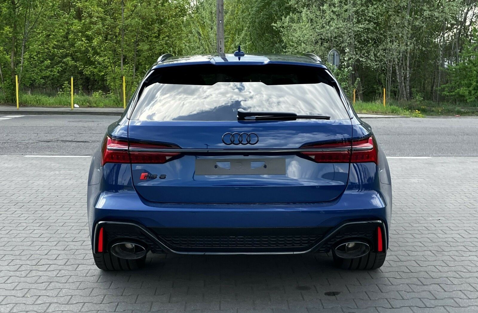 Audi RS6 salon Polska, wydech RS, B&O, hak, LaserLED, Audi Exclusive, czerń+