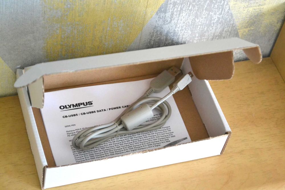 kabel USB oryginalny OLYMPUS CB-USB5 do wiele modeli jak SP Mju UZ Fe
