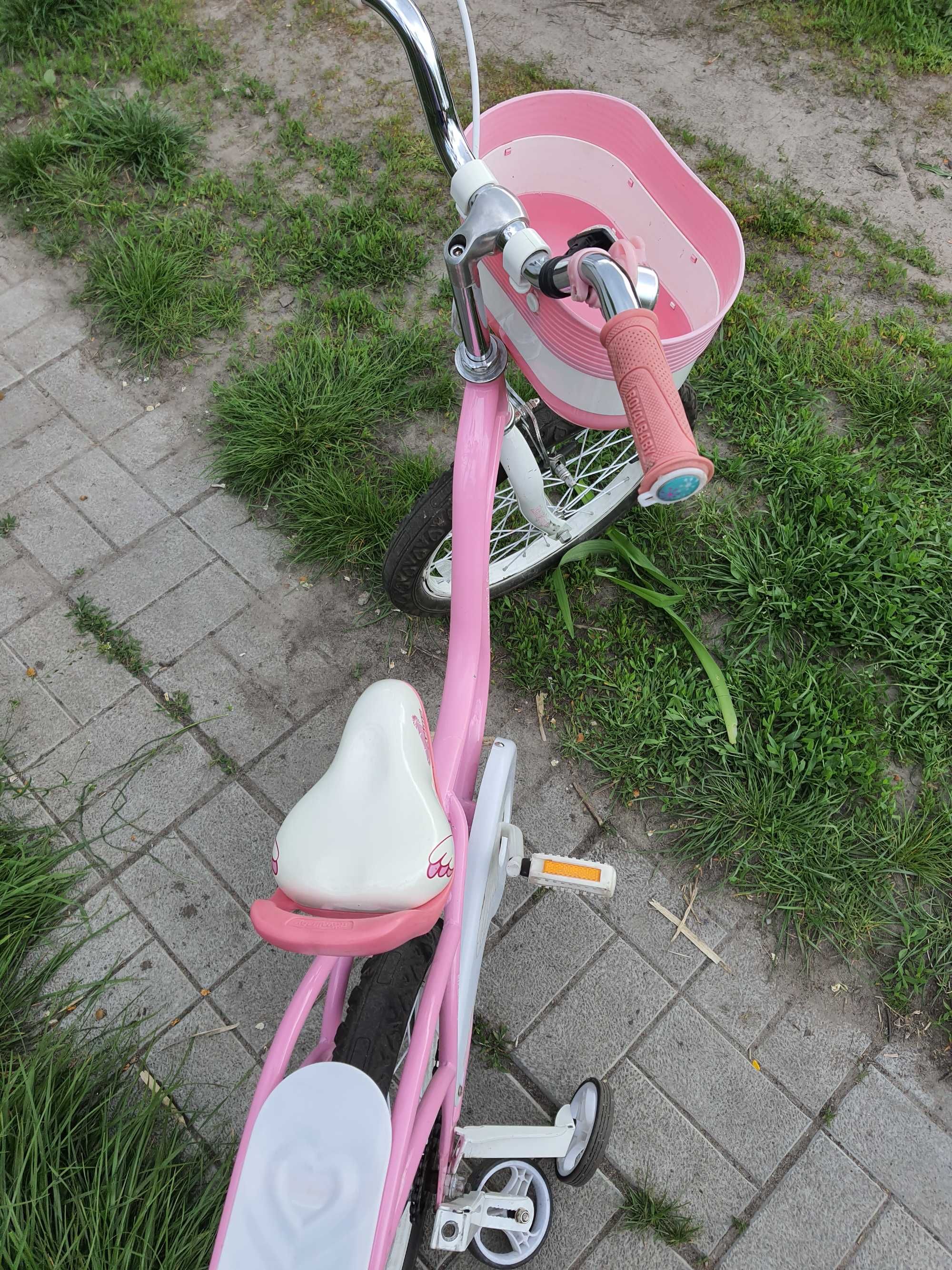 Дитячий велосипед  Ардис little swam royal baby диаметр колес 18