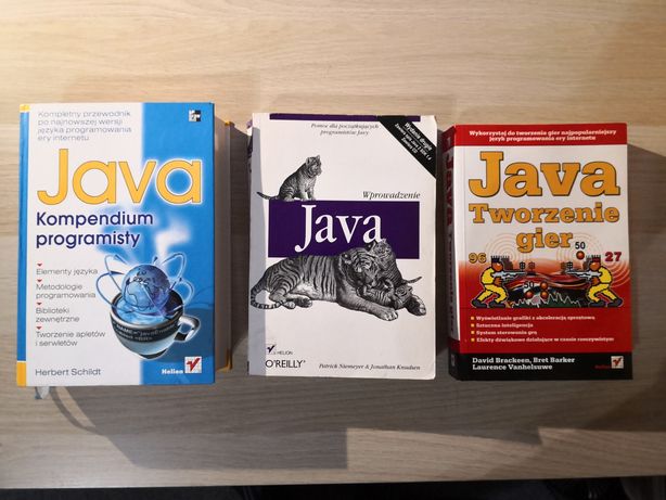 Java tworzenie gier, Java kompendium programisty, Java wprowadzenie