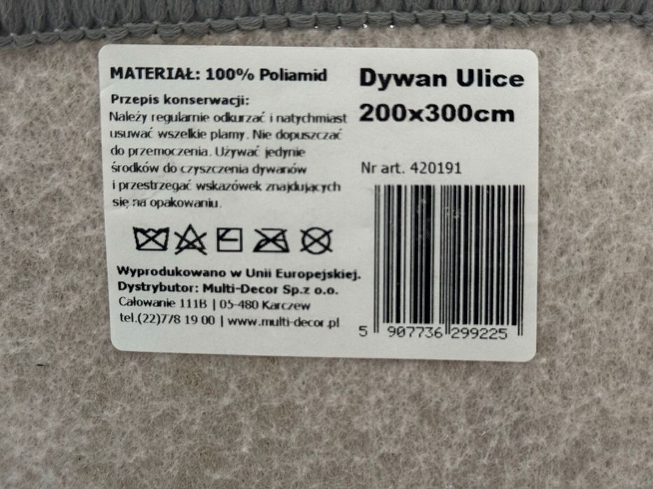 Dywan ulice 2 x 3 m