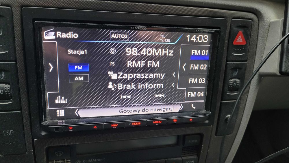 Radio Kenwood DNX-7170DABS HDMI DVD BT GPS DAB+ Nawigacja Garmin