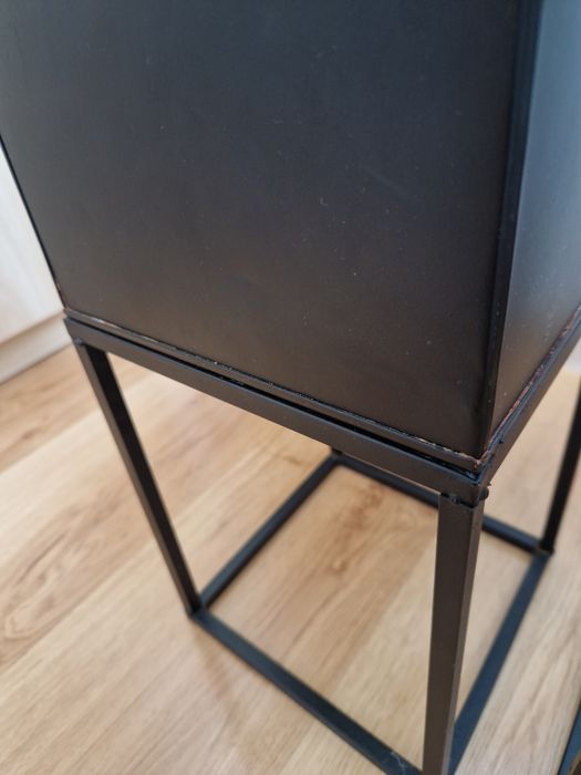 Donice donica kwietnik metalowy czarny loft