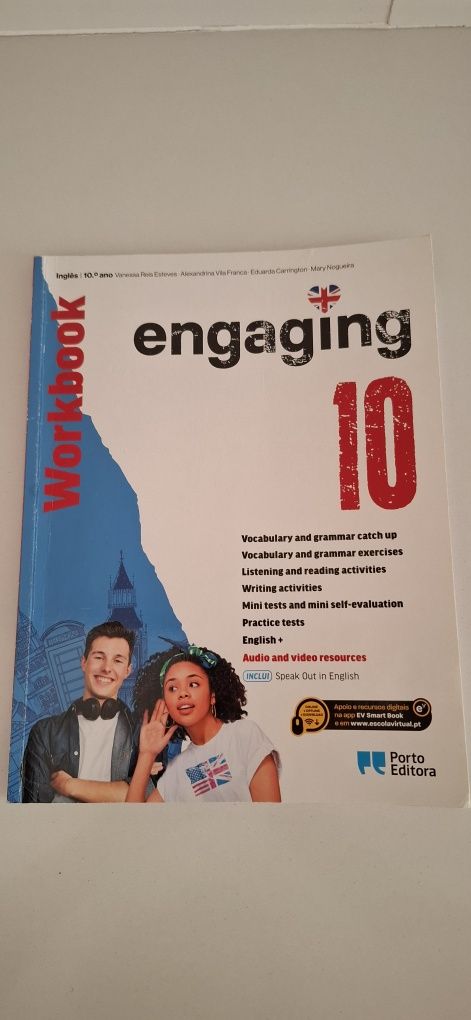 Caderno de atividades de Inglês "Engaging" 10. Ano