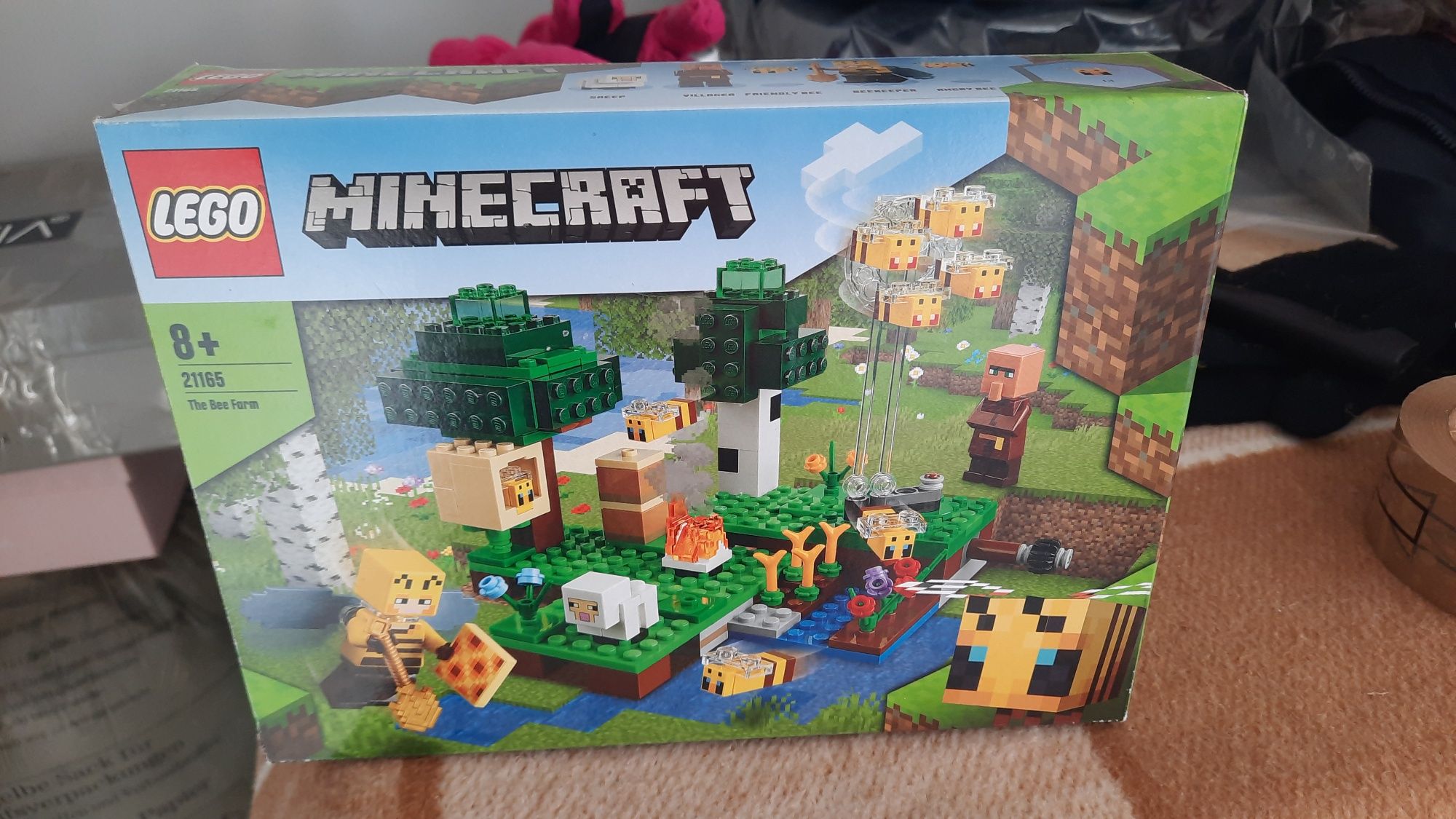 Klocki lego minecraft pasieka 21165