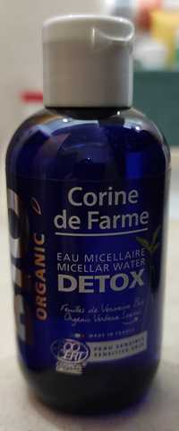 Água micelar Detox-Corine de Farme