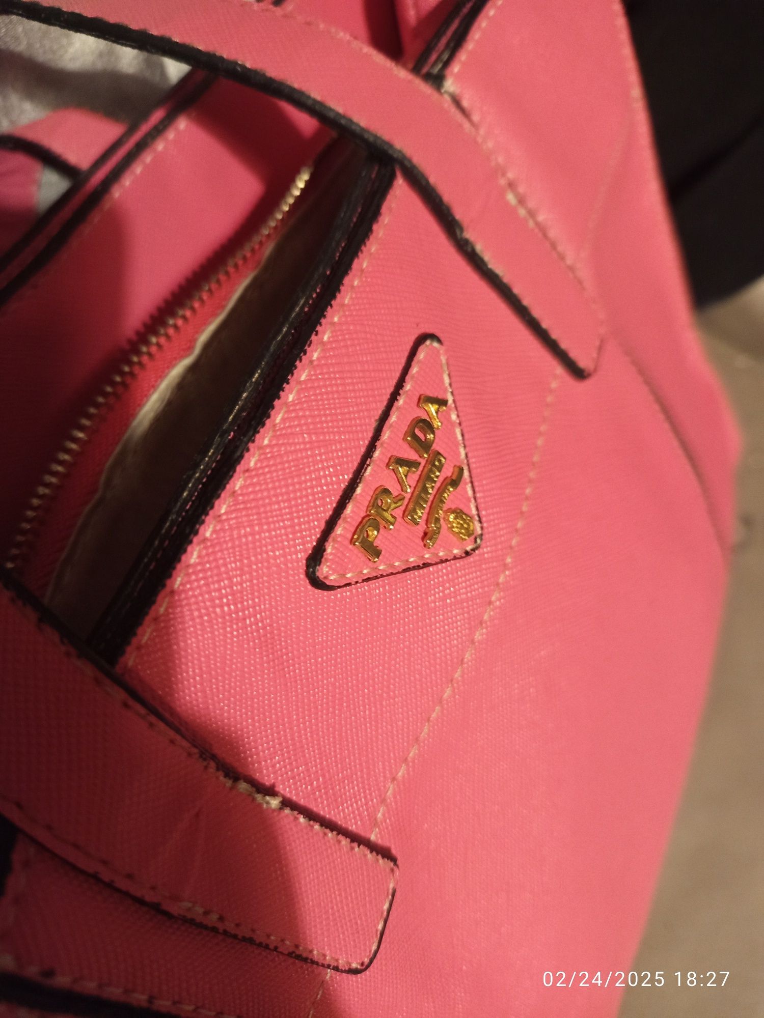 Prada torebka rozowa
