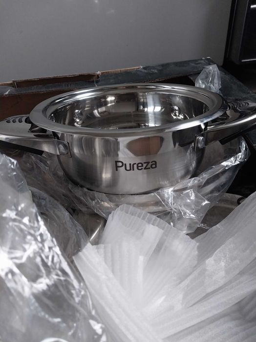 Набір посуду з нержавіючої сталі Pureza, 16 предметів