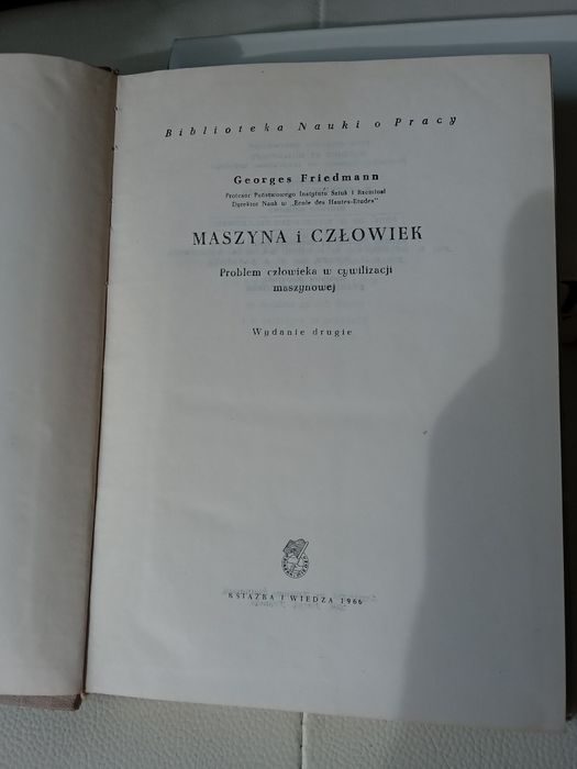 Friedmann Maszyna i człowiek