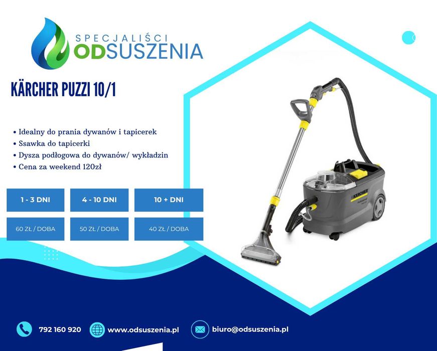 Wynajem odkurzacz budowlany, przemysłowy Starmix | WYPOŻCZALNIA