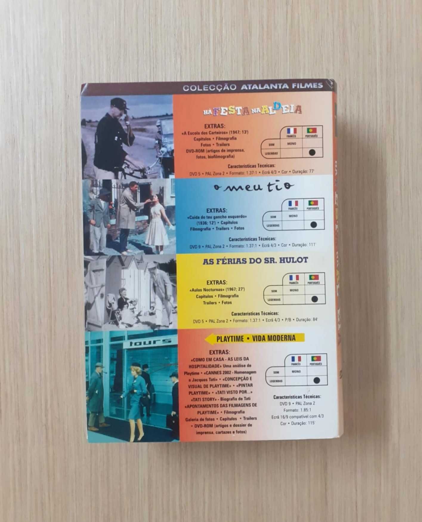 Jaques Tati (Colecção Atalanta Filmes) 4x DVD
