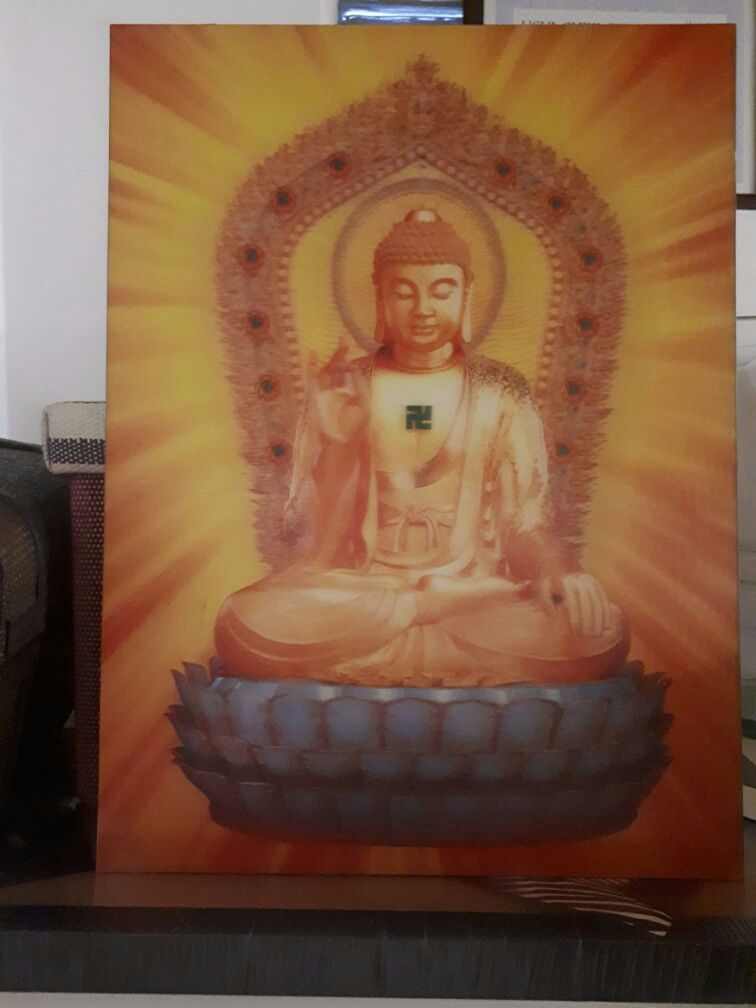 Quadro  Buda em efeito 3D