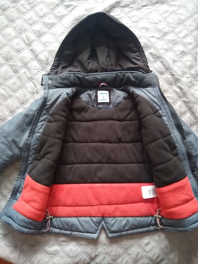 Kurtka chłopięca zimowa 128 cm