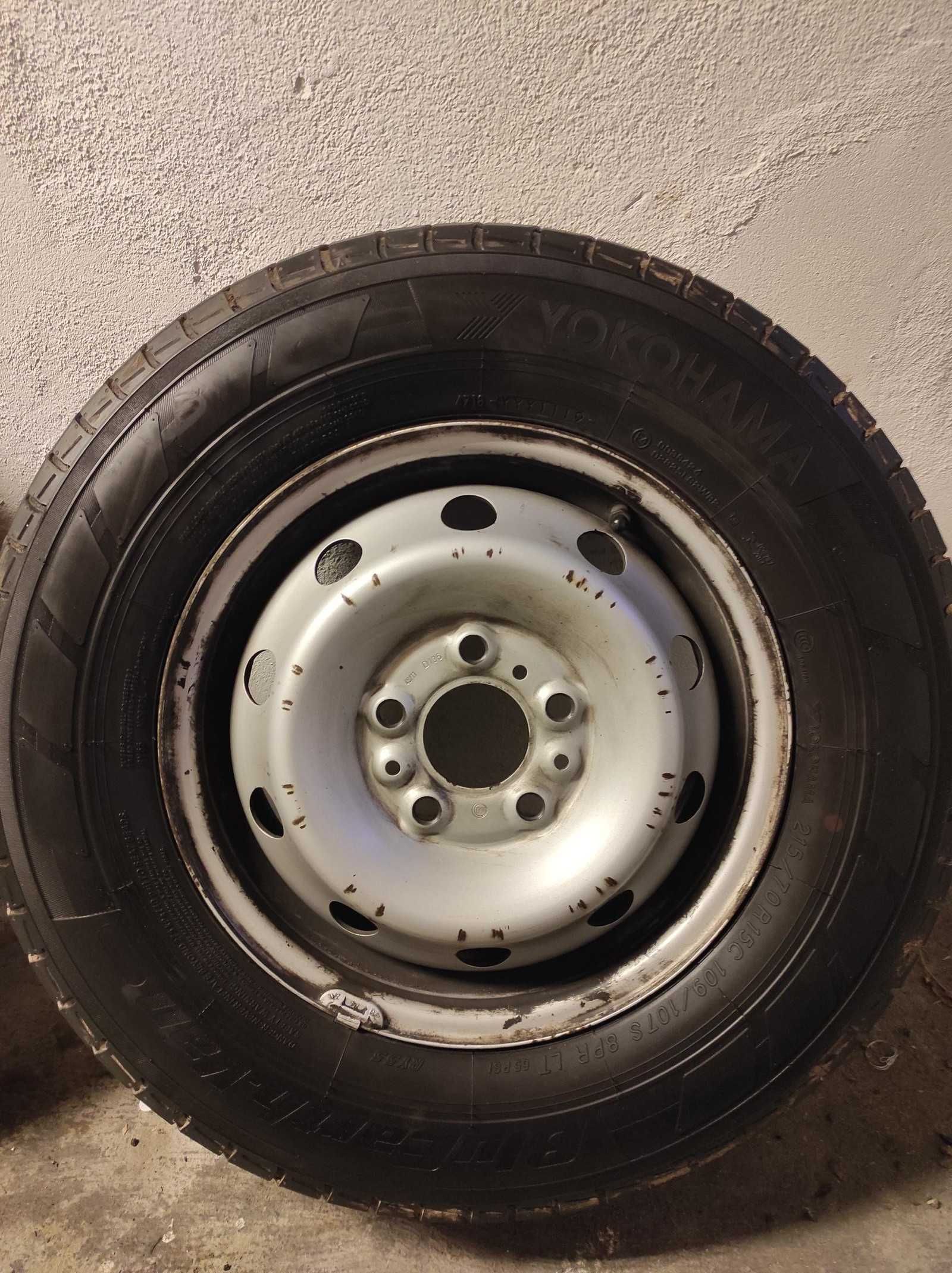 Koła 215/70R15C Yokohama Ducato Jumper Boxer Kamper BARDZO ŁADNE