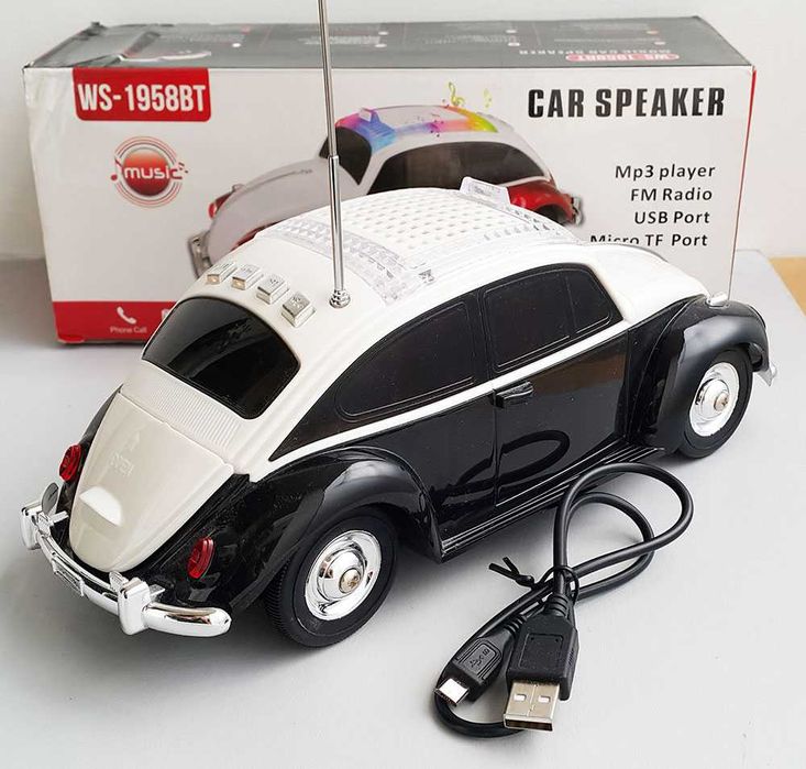 WS-1958BT Car Speaker Volkswagen Garbus TAXI głośnik radio Bluetooth