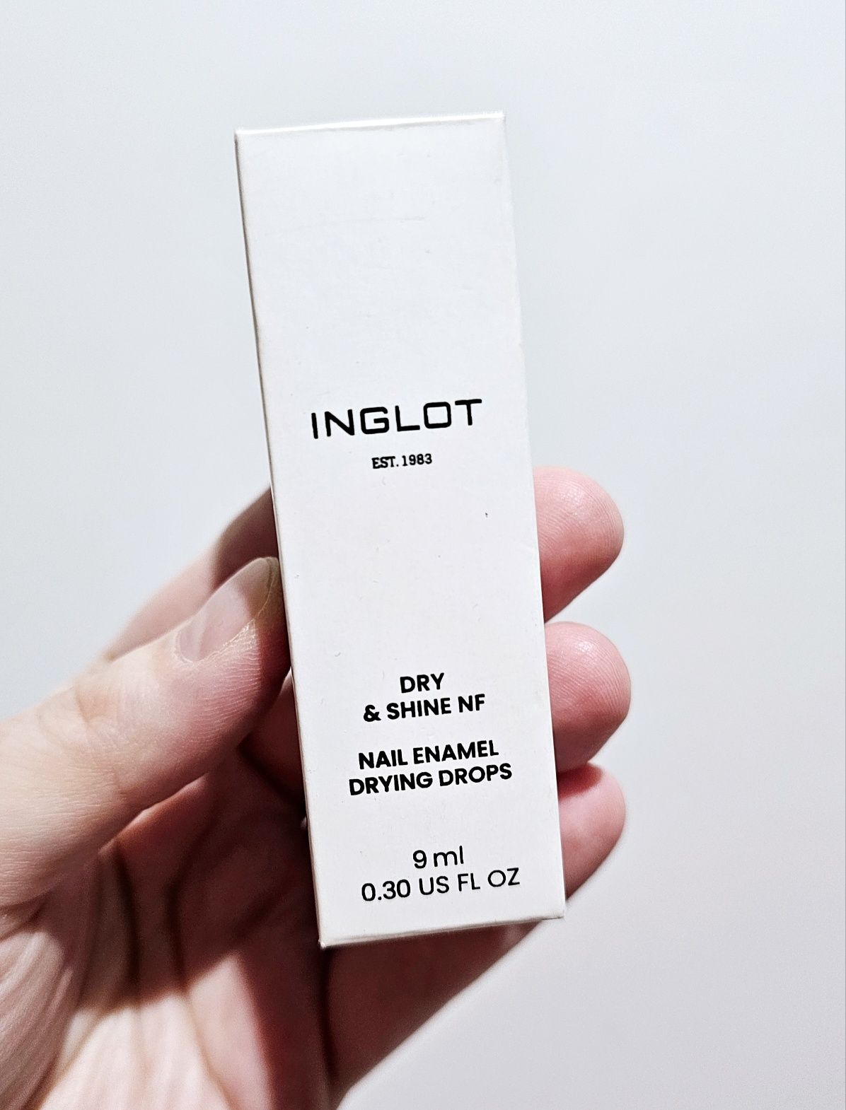 Inglot - preparat przyśpieszający wysychanie lakieru, 9 ml. Nowy!