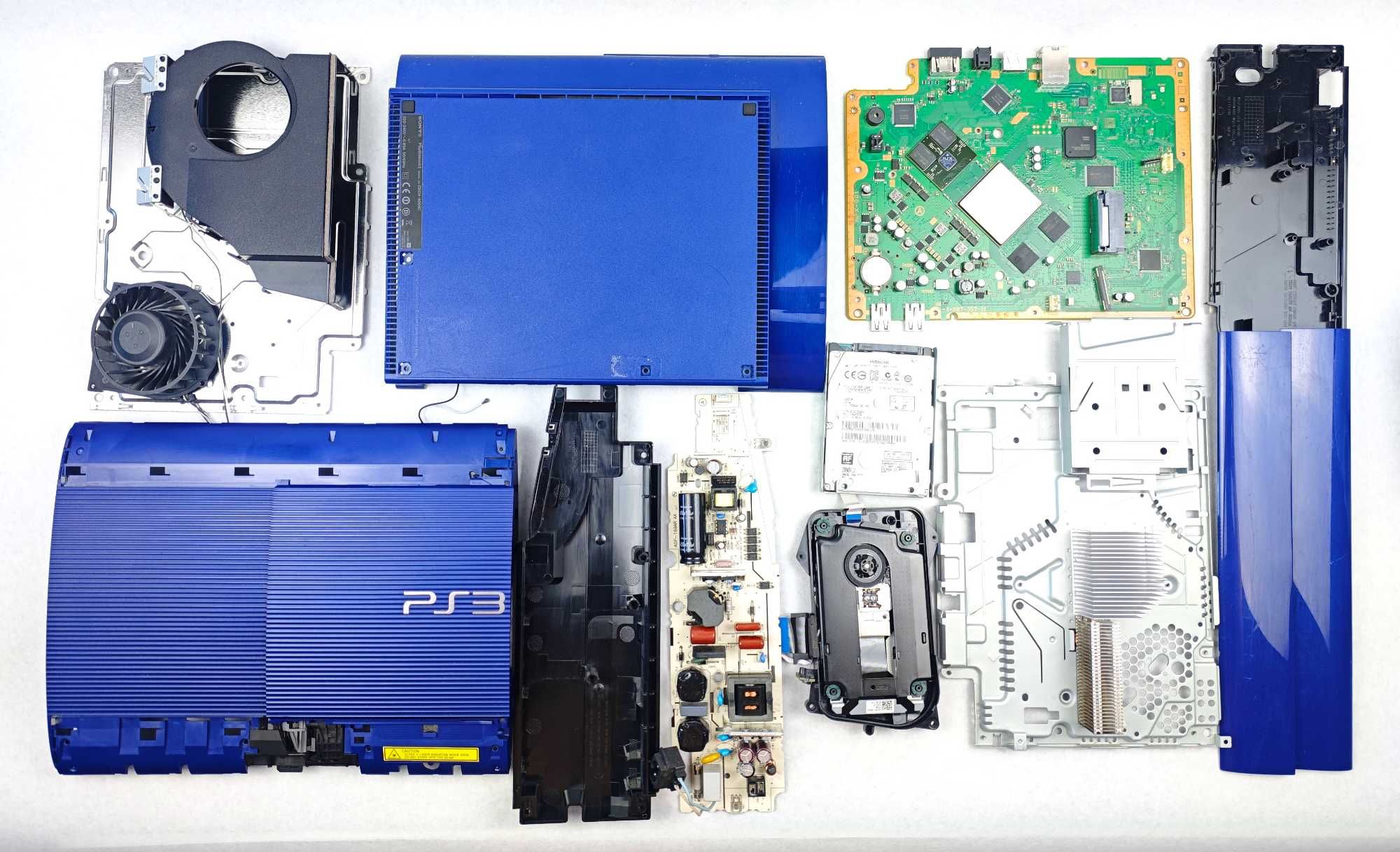 [PS3] Sony PlayStation 3 SuperSlim 500Gb Blue + геймпад + ігри