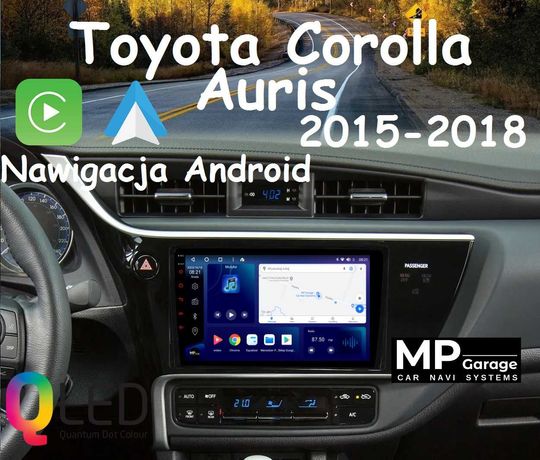 Toyota Corolla / Auris 2015_2018 Radio Android CarPlay/AA Qled 4G