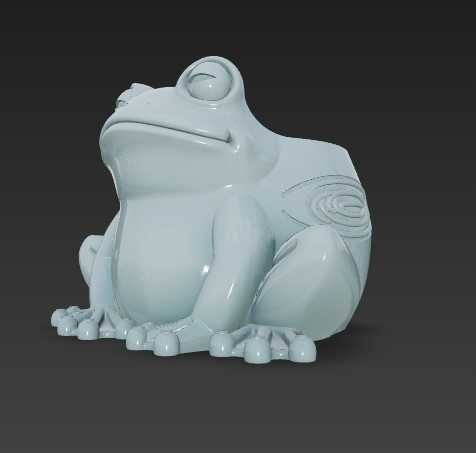 Vaso/Suporte Sapo Zen 3D | Decoração Jardim Relaxante