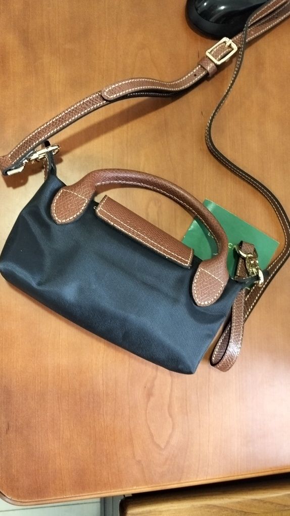 Mala preta - Le Pliage Original com Alça Longchamp