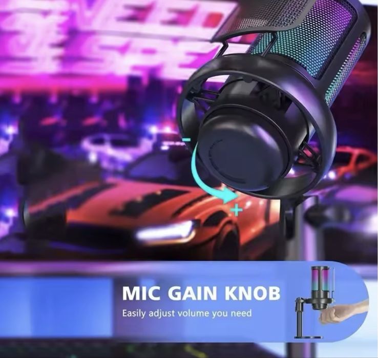 Конденсаторний ігровий-студійний мікрафон